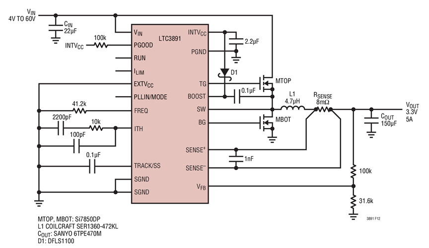 High Efficiency 3.3V Step-Down Converter