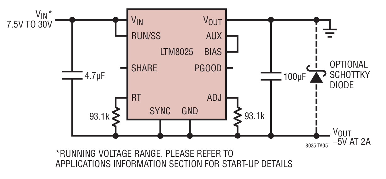 –5V Negative Output Converter