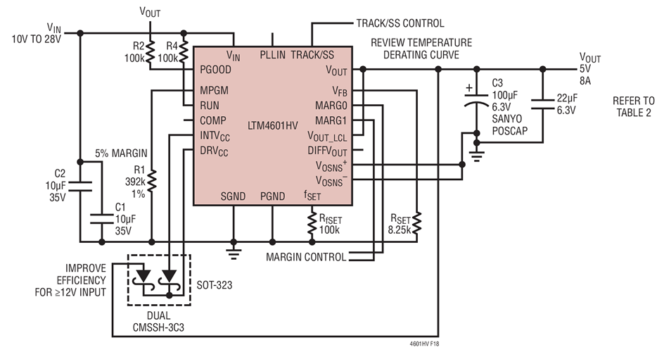 5V at 8A Design Without Differential Amplifier