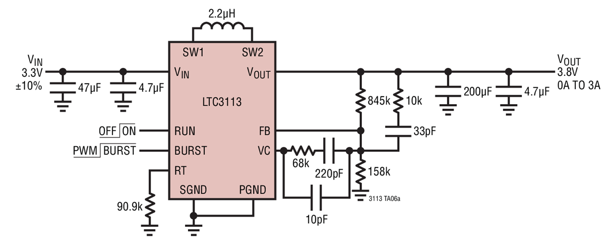 Pulsed Load or Portable RF Power Amplifier Application