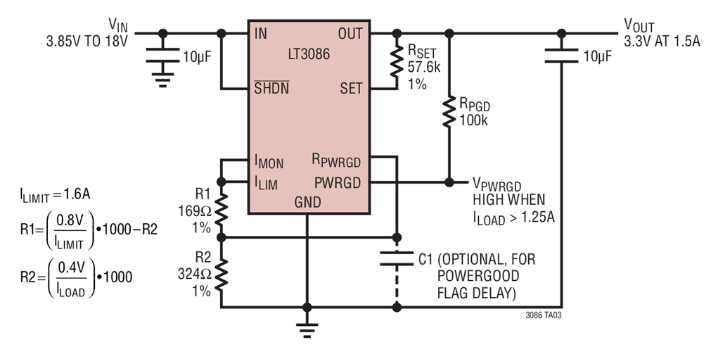 Load Current Monitoring Using Power Good