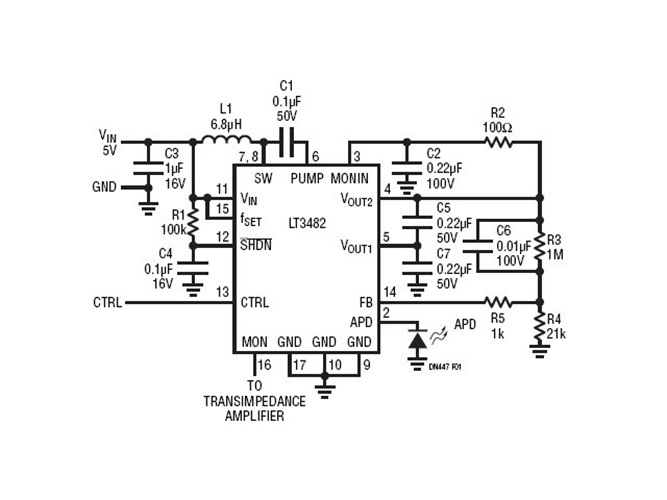 5V to 45V Low Noise ADP Bias Topology with Fast Current Monitor Transient Response