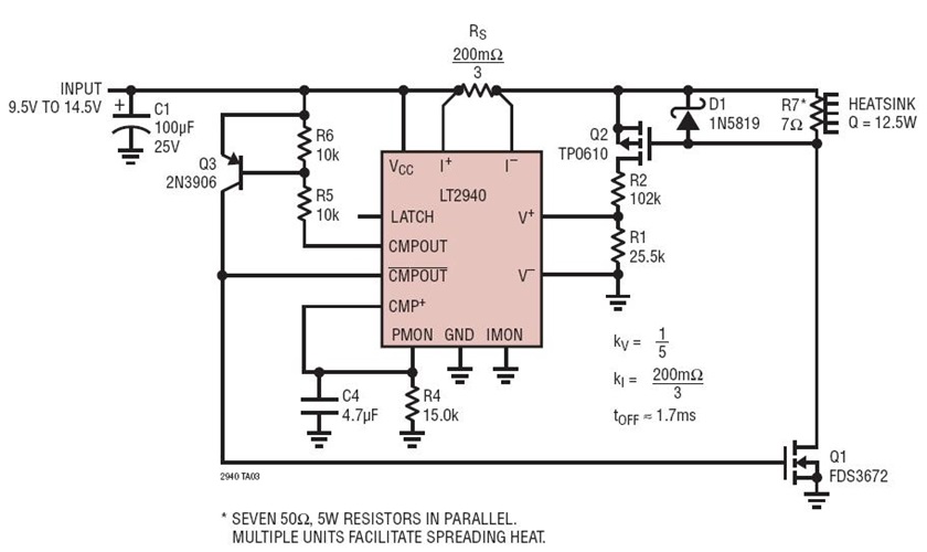 12.5W PWM Heat Source