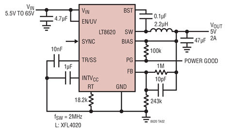 5V 2MHz Step-Down Converter