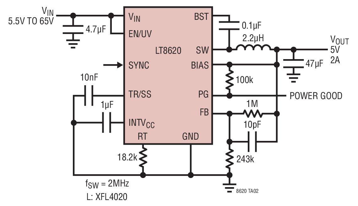 5V 2MHz Step-Down Converter