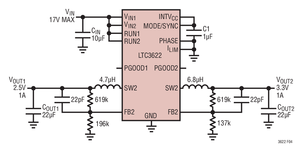 2.5V/3.3V VOUT Application