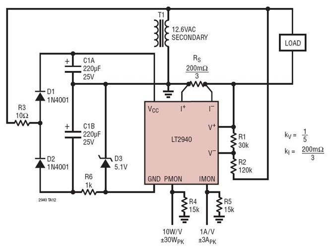 AC Power and Current Monitor