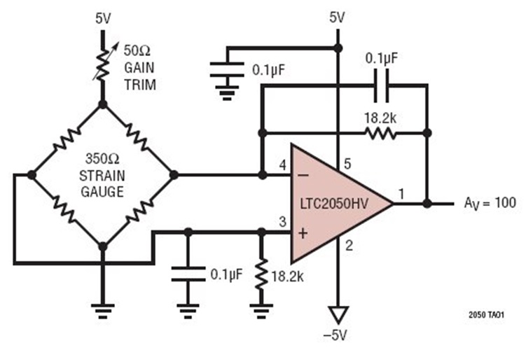 Differential Bridge Amplifier