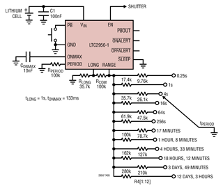 Micropower Time-Lapse Photography Intervalometer