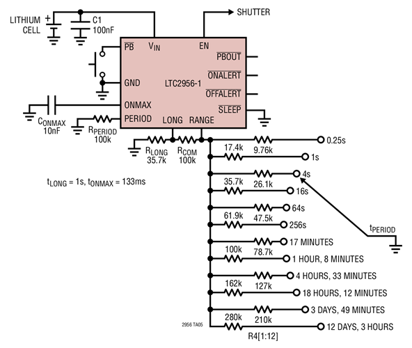 Micropower Time-Lapse Photography Intervalometer