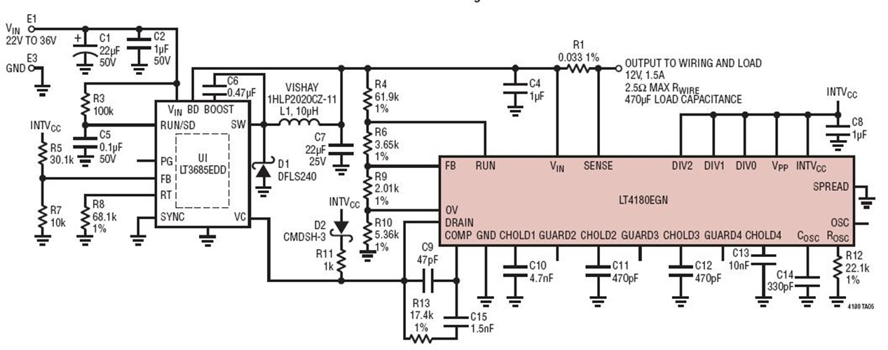 12V 1.5A Buck Regulator With Virtual Remote Sense
