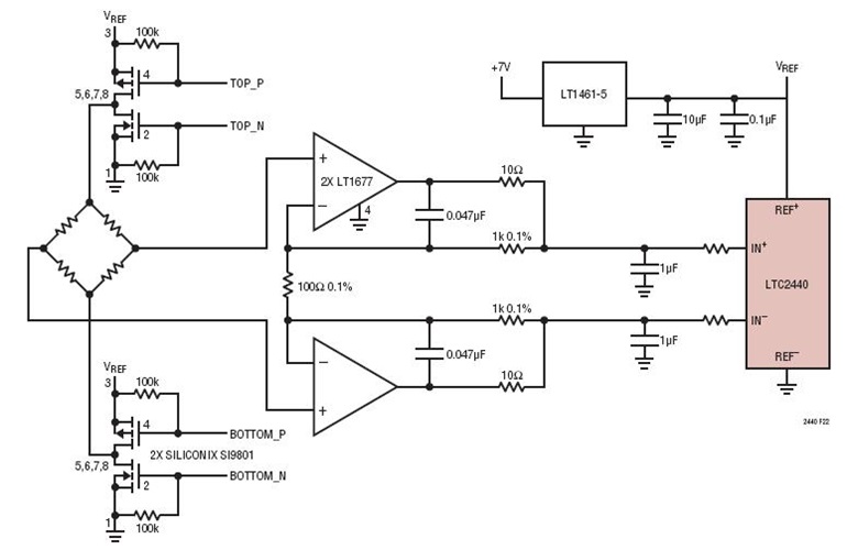Bridge Reversal Eliminates 1/f Noise and Offset Drift of a Low Noise, Non-Autozeroed, Bipolar Amplifier