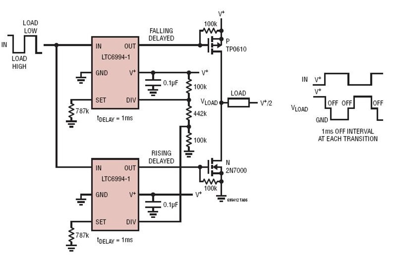Crossover Gate—Break-Before-Make Interval Timer