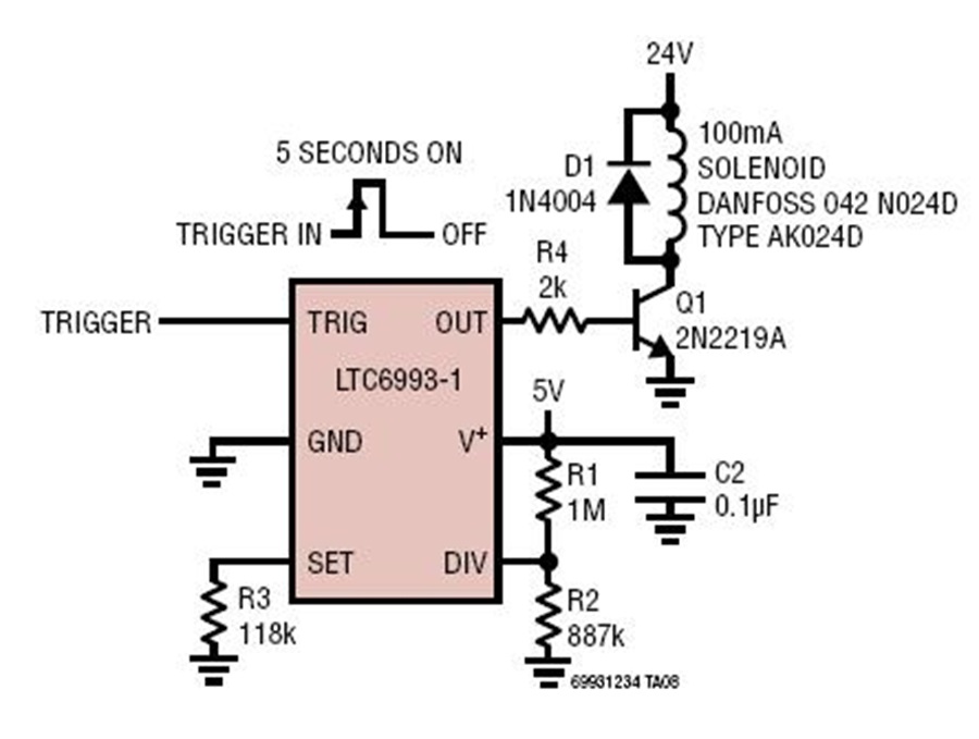 On-Time Programmable Pulsed Solenoid Driver Circuit Collection | Analog