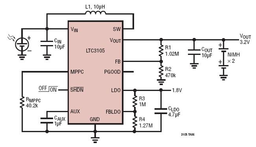 Single-Cell Photovoltaic NiMH Trickle Charger