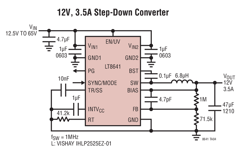 12V, 3.5A Step-Down Converter
