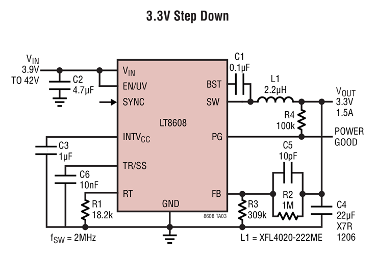 3.3V Step Down