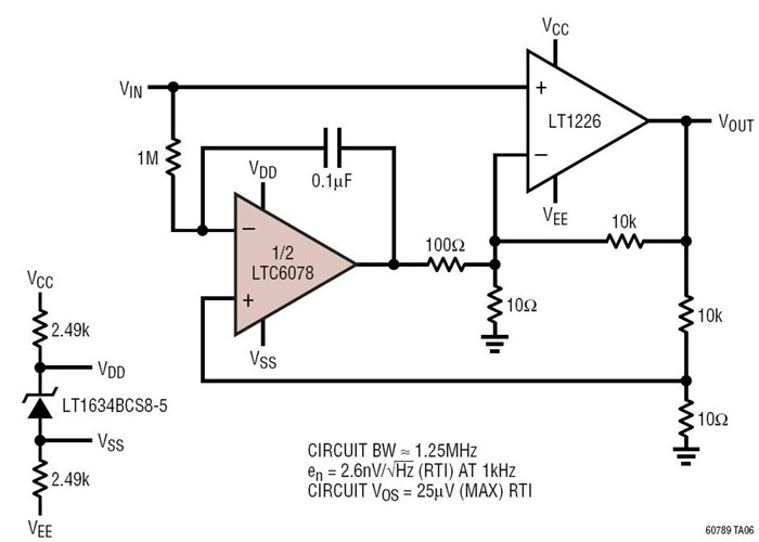 DC Accurate Composite Amplifier
