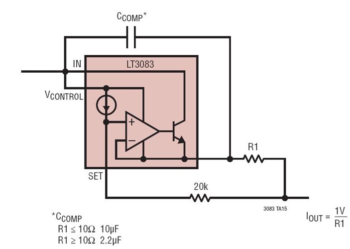 Two Terminal 3A Current Source