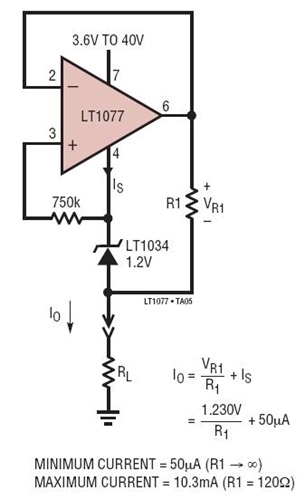 Two Terminal Current Source