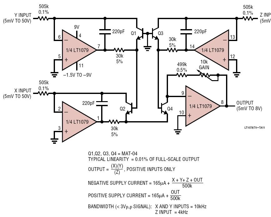 Micropower Multiplier/Divide