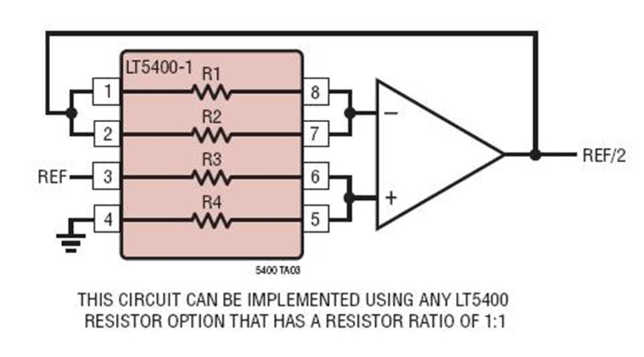 Reference Divider with Op Amp Input Bias Current Balancing