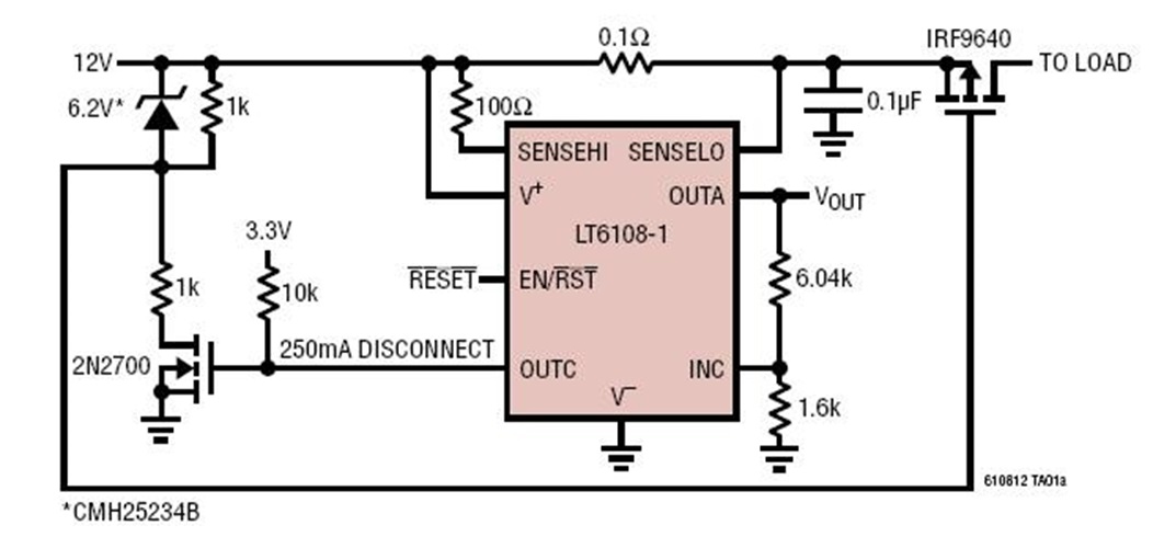 Circuit Fault Protection with Very Fast Latching Load Disconnect