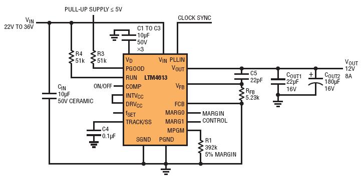 Ultralow-EMI, 96W, Step-Down μModule Regulator— EN55022 Class B Certified in a 15mm x 15mm Footprint
