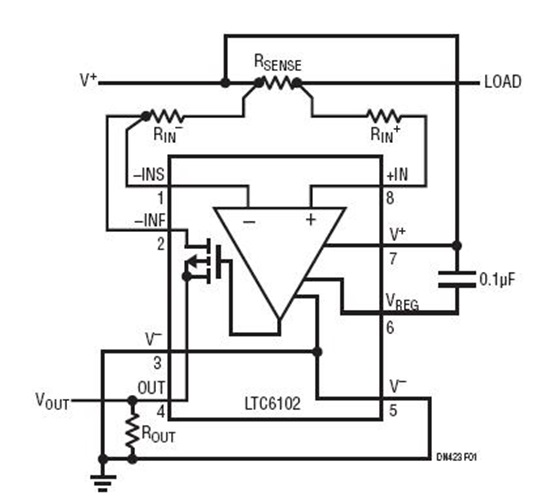 Ultraprecise Current Sensing with LTC6102