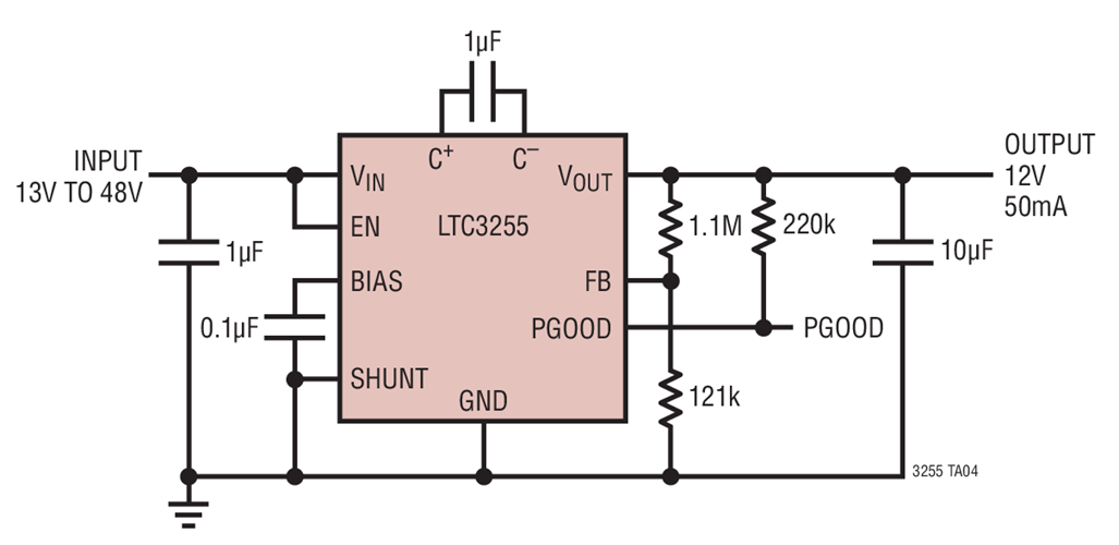 Wide Input Range 12V Supply