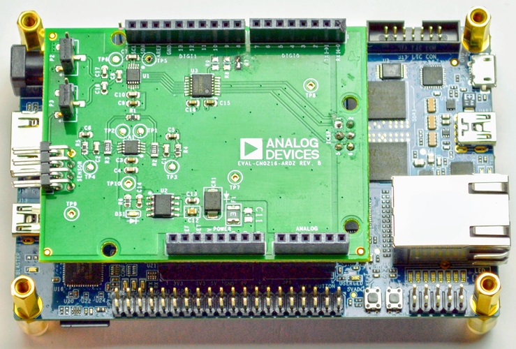 DE10-NANO with ADI Plug In Board -- EVAL-CN0216-ARDZ