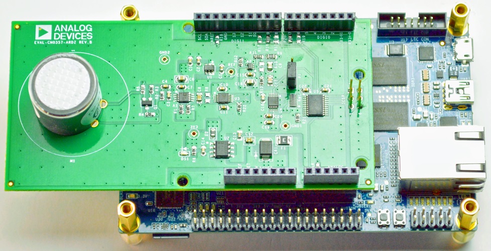 DE10-NANO with ADI Plug In Board -- EVAL-CN0357-ARDZ
