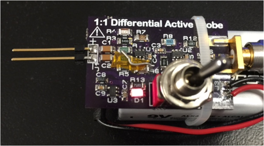 LTC6268-10 Oscilloscope Differential Probe Prototype