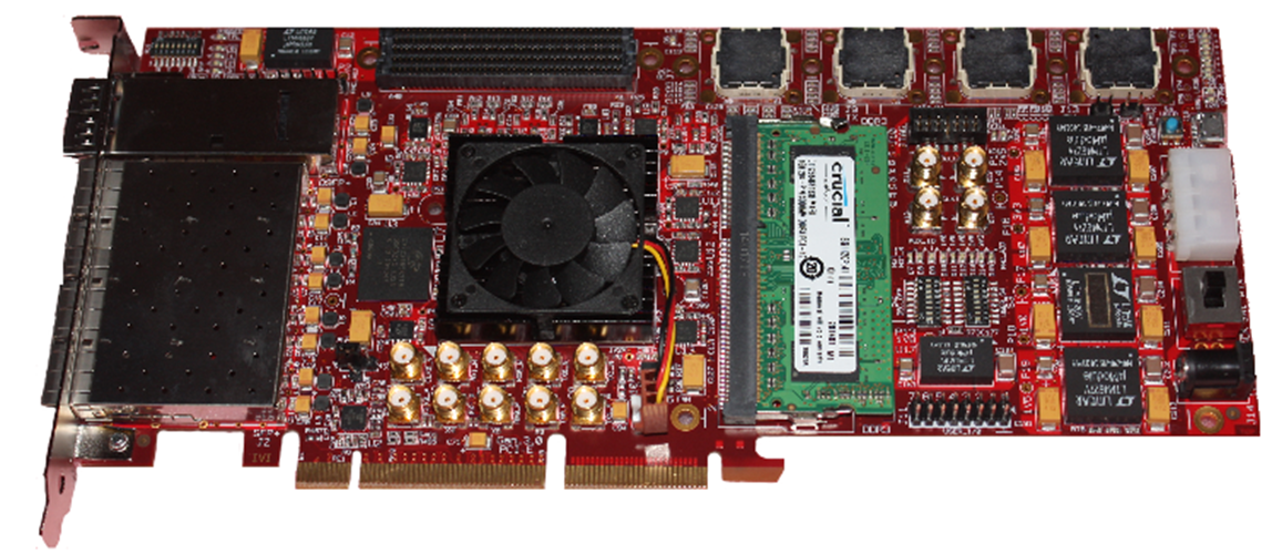 Virtex 7 PCI Express Gen 3 /100Gig Networking Card (Bottom)