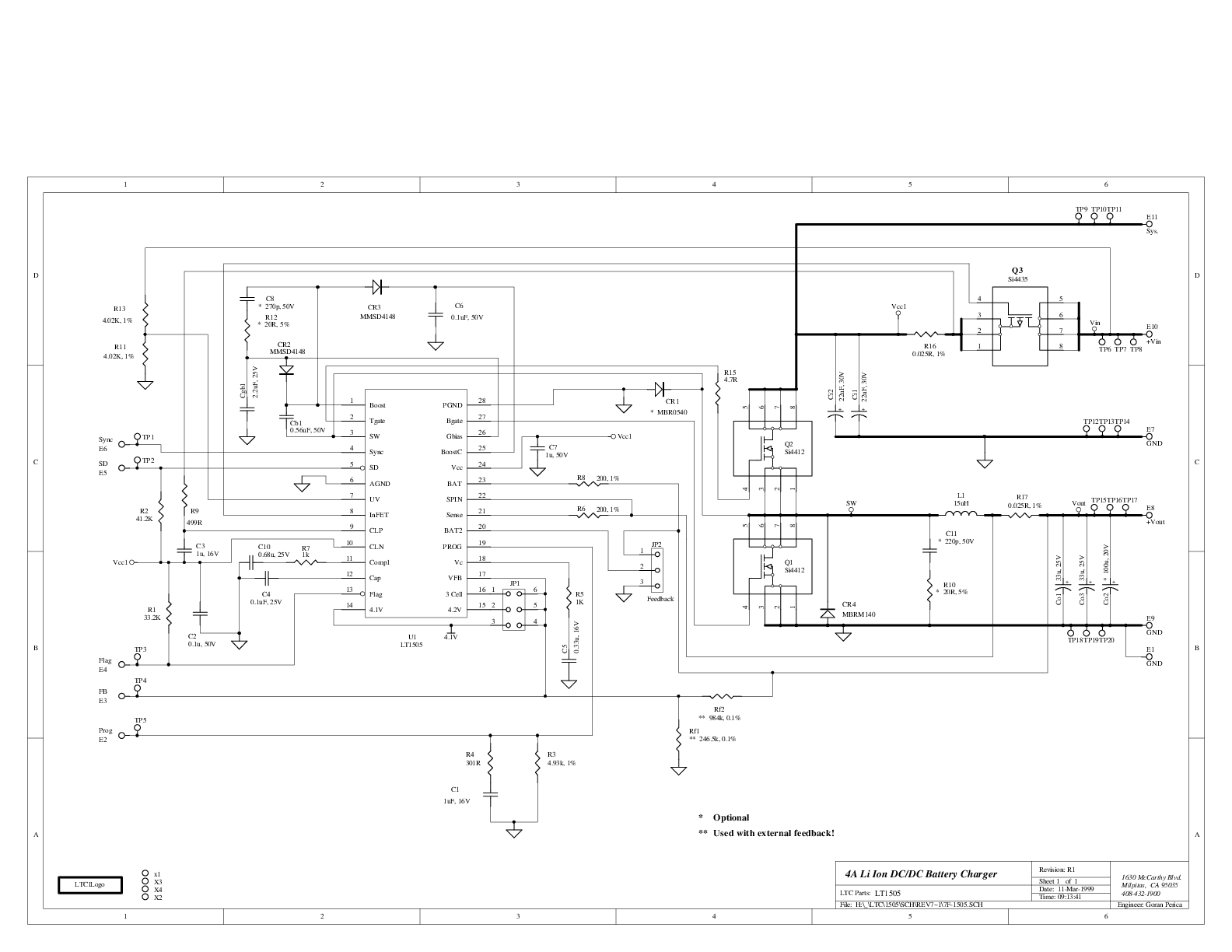 LT1505 Datasheet and Product Info | Analog Devices