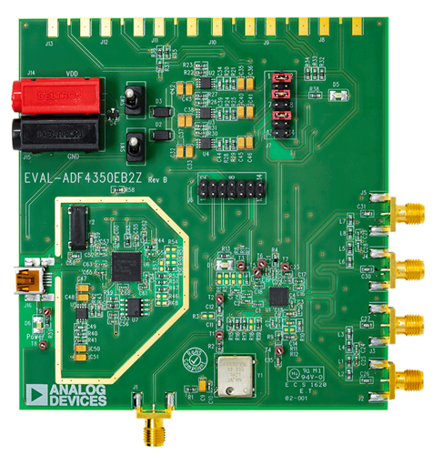 ADF4350 Evaluation Board - Top View