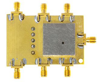 ADRF5345-EVALZ Evaluation Board - Bottom View