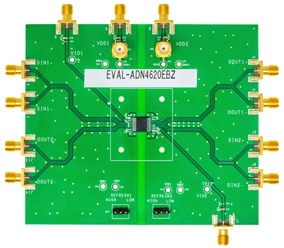 EVAL-ADN4620EBZ Evaluation Board - Top View