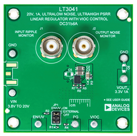 DC3158A Evaluation Board - Top View