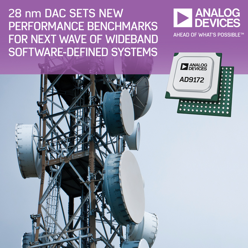 Analog Devices’ 28Nanometer D/A Converter Sets New Performance