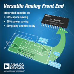 Integrated Analog Front End Simplifies Sensor Interfaces Analog Devices