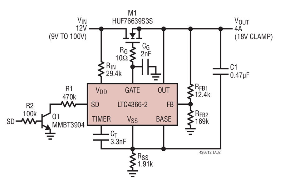 LTC4366 浪涌保护的汽车 12V 电源 Circuit Collection | 亚德诺半导体 wiring diagram for steam iron 