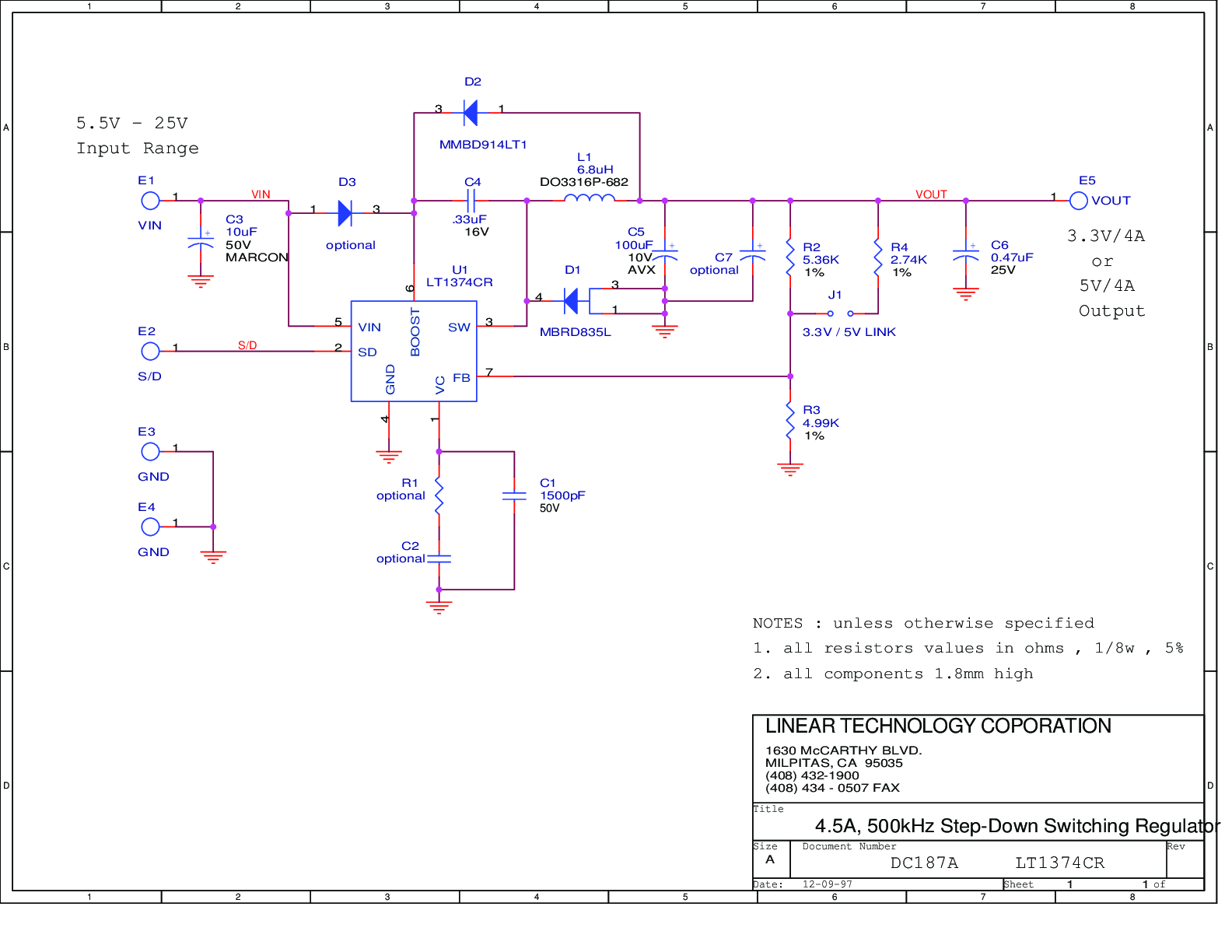 LT1374 Datasheet and Product Info | Analog Devices