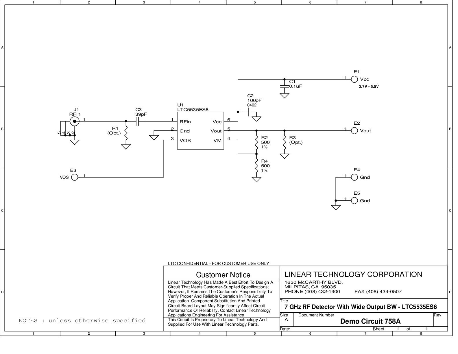 LTC5535 Datasheet and Product Info | Analog Devices