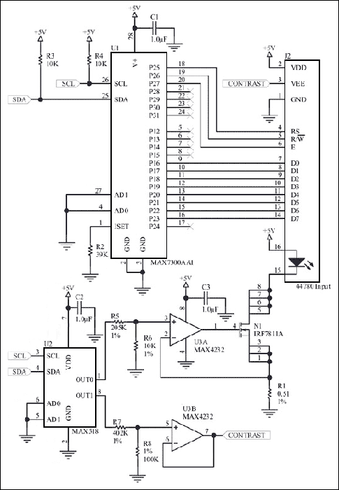 Serializing an HD44780 LCD Display | Analog Devices