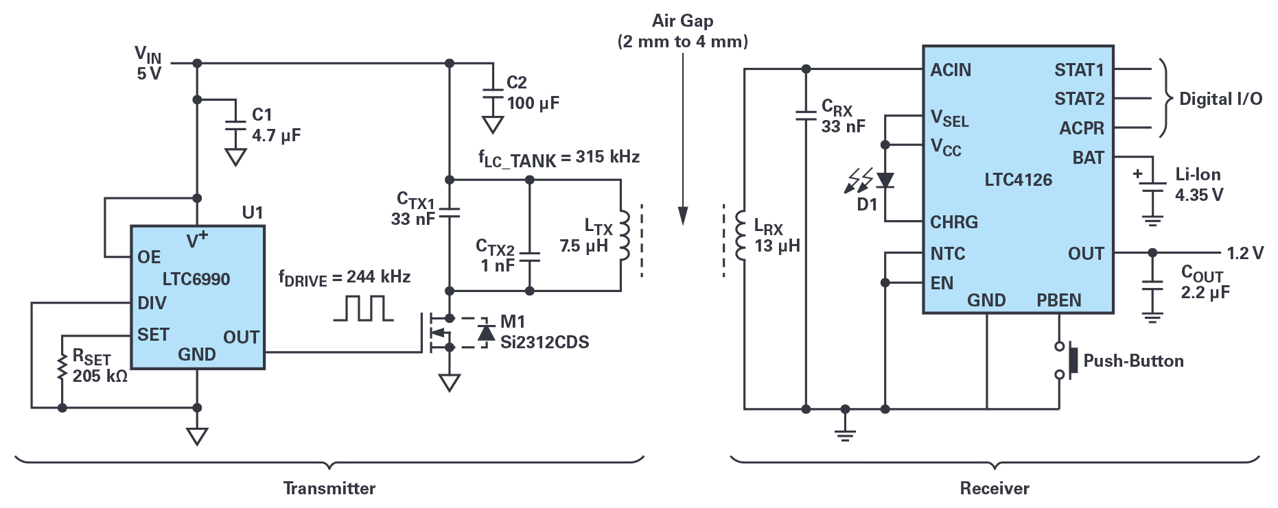 wireless mobile battery charger circuit diagram Wiring Diagram