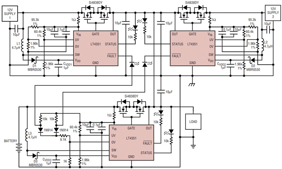 A Low Loss Replacement for an ORing Diode 亚德诺半导体