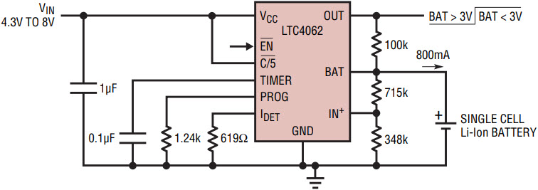 New Standalone Linear Li-Ion Battery Chargers