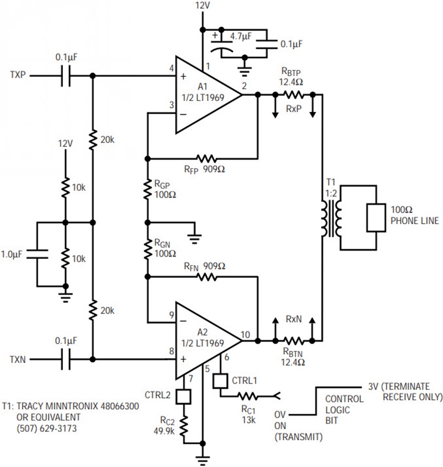 Reduce Power Consumption of DSL Modems with the LT1969 Line Driver 亚德诺半导体