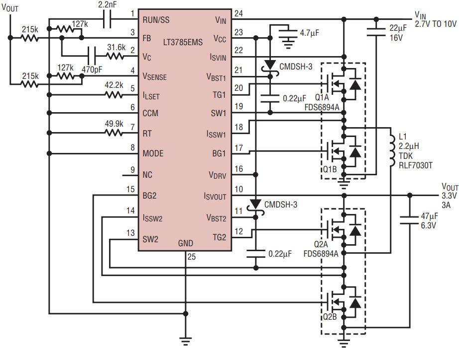 SingleIC Converter Operates Buck and Boost to Provide an Output that